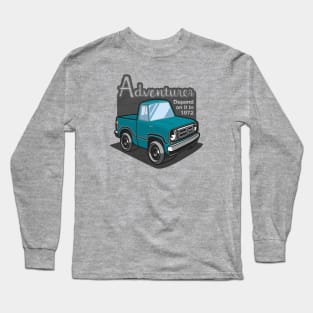 Turquoise Adventurer - 1972 Long Sleeve T-Shirt